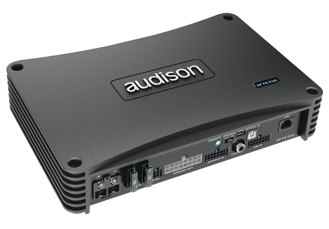 Audison Prima AP F8.9 bit 24V 8 Kanal Verstärker mit DSP 8 CH AMPLIFIER WITH 9 CH DSP 