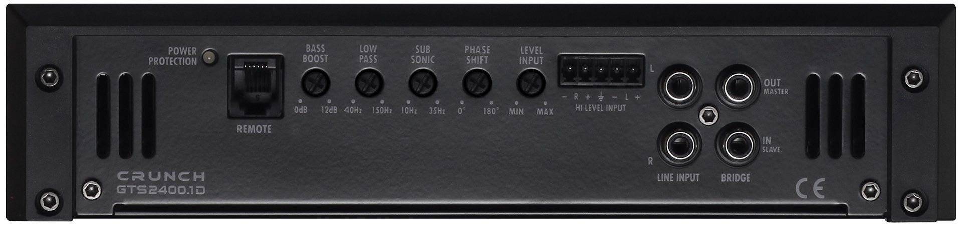 Crunch GTS2400.1D  MONO CLASS D PERFORMANCE AMPLIFIER Mono Verstärker 2400 Watt
