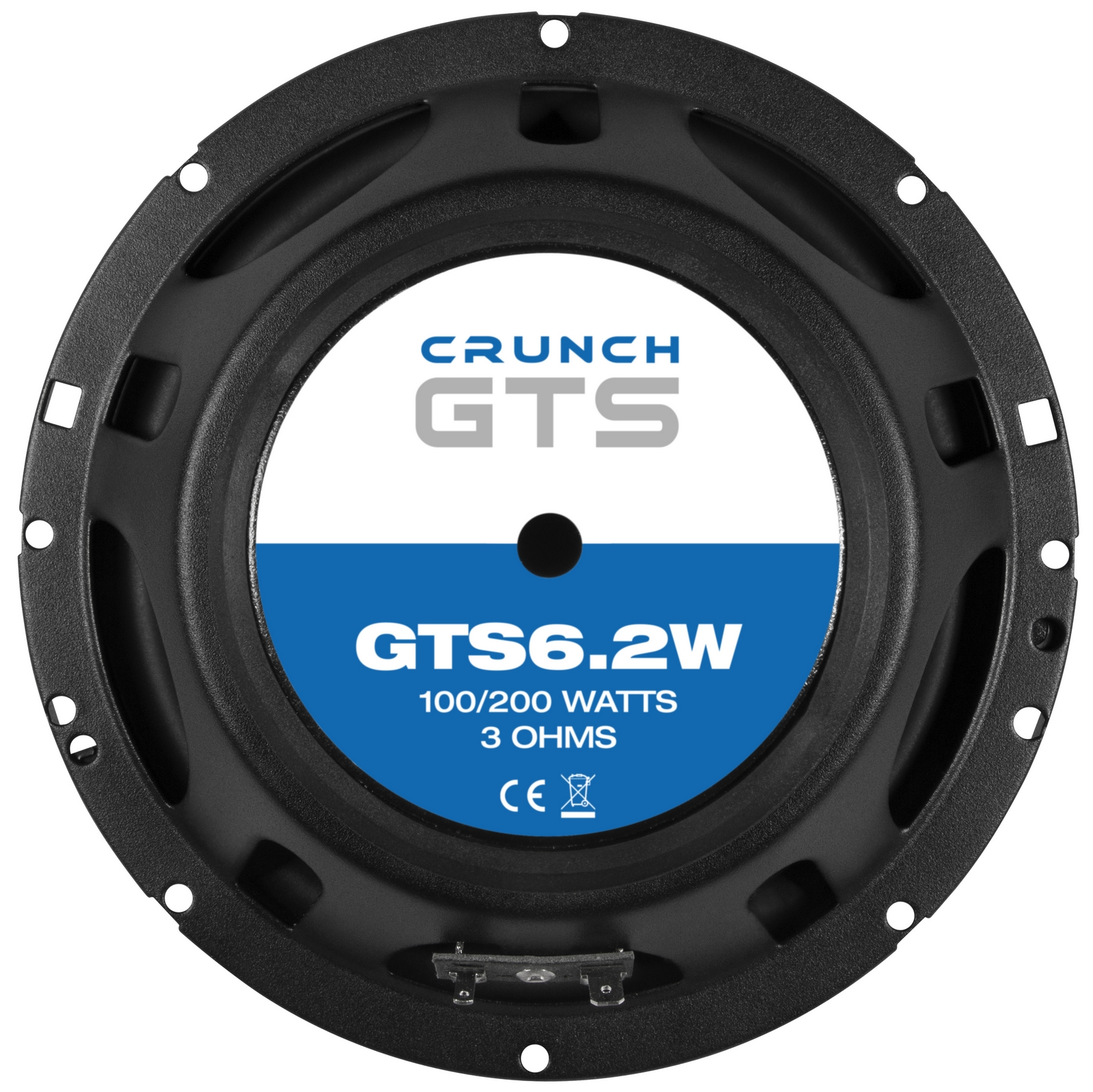 CRUNCH GTS-6.2W Woofer 16,5 cm KICKBASS Lautsprecher SPEAKERS 1Paar