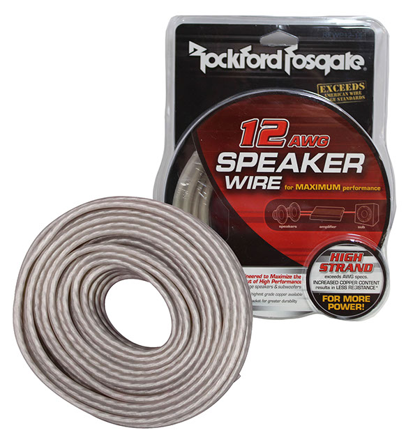 ROCKFORD FOSGATE RFWP12-15 Lautsprecherkabel Kupfer OFC 4,5 meter