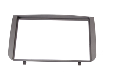 RTA 002.314-0 Double DIN mounting frame ABS silver-gray light