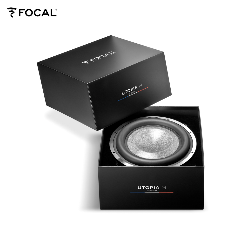 Focal 10WM Subwoofer UTOPIA MSerie, Woofer 25cm (10”) 800 Watt 1 Stück