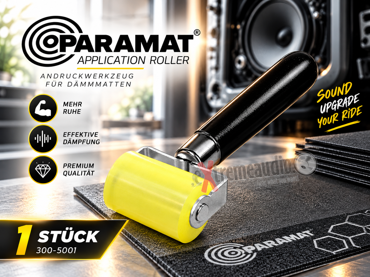 Paramat Application Roller Andruckrolle 1 Stück - 300-5001 Andruckwerkzeug für Dämmmatten