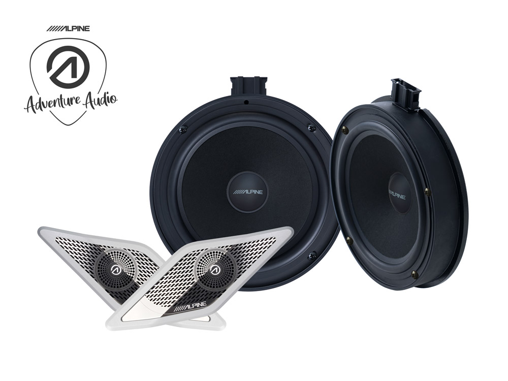 Alpine SPC-106CRA2 Sound-Upgrade 16,5 cm (6.5") 2-Wege Komponenten Lautsprecher Set kompatibel mit VW Crafter 2 & MAN TGE