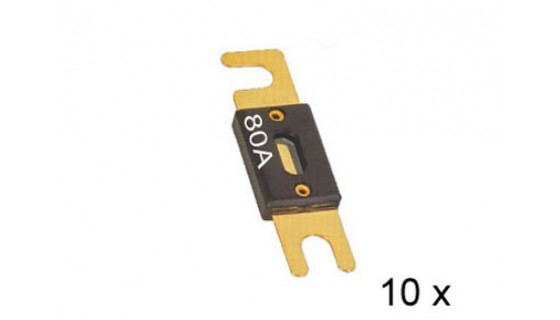 RTA 154.601-2 ANL fuses, gold-plated, 80A
