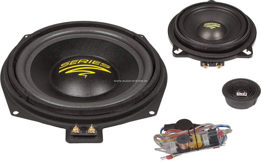 Audio System X 200 BMW X-Series 3-way système actif de première partie pour BMW E60, 61,81,82,87,88,90,91,92