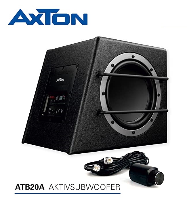 ATB20P AXTON Subwoofer Piatto Attivo 20cm Con Membrana Passiva - Per Audio Auto O Casa - Foto 12
