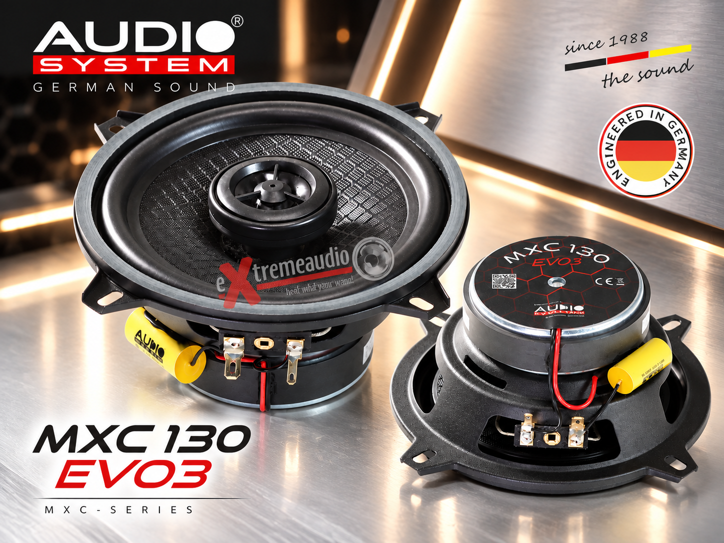 Audio System MXC130 EVO3 2-Wege Koaxial 13 cm (5.25") Lautsprecher - 1 Paar