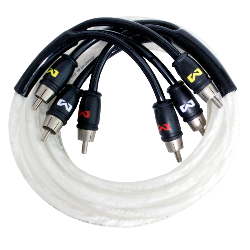 AMPIRE XAV175 AV-Kabel 175cm, 3-Kanal Audio/Video-Cinchkabel X-Link Serie 