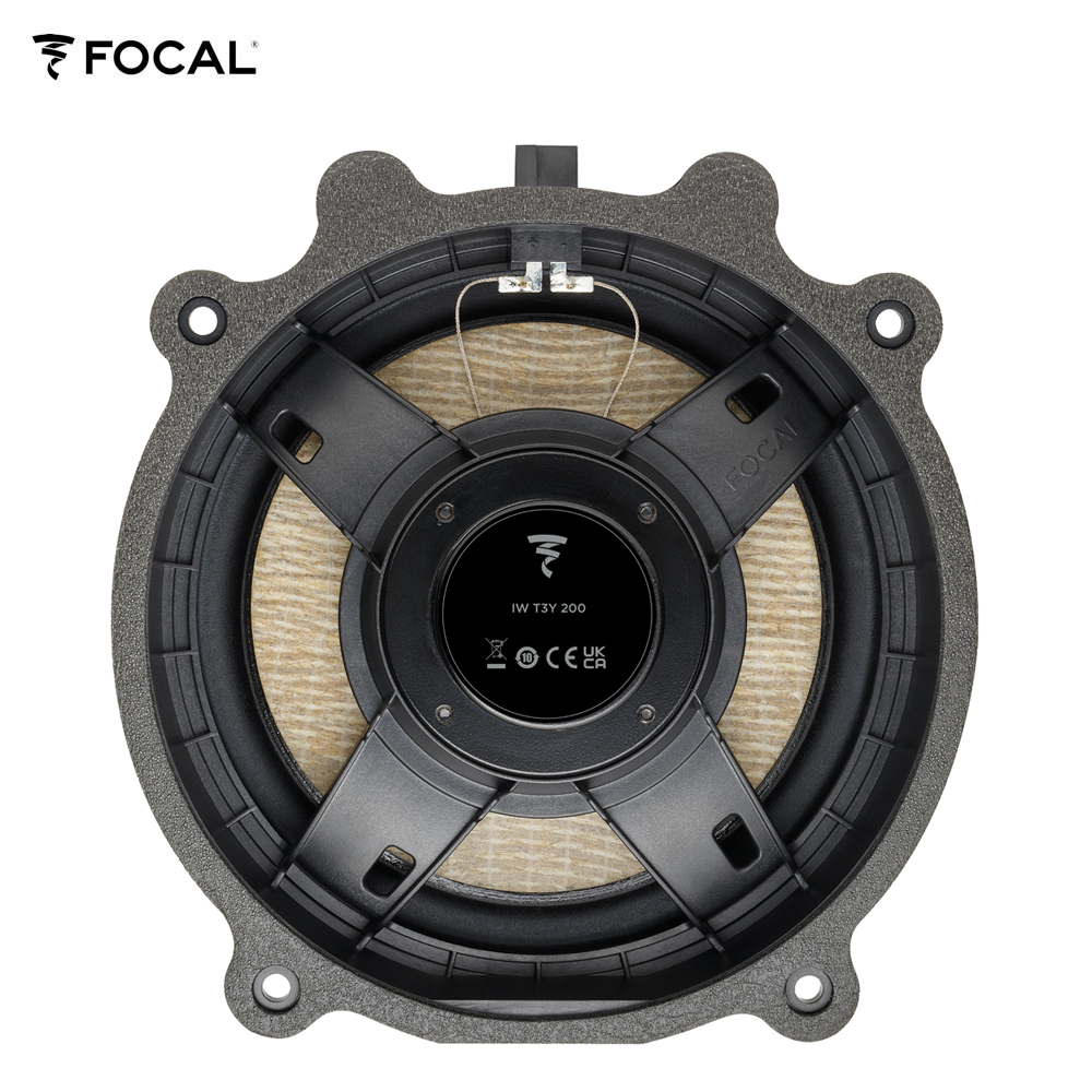 FOCAL IW-T3Y-200 INSIDE Basslautsprecher Woofer kompatibel mit TESLA Model 3 Standard, Sr+, Premium Lr Mr, Model Y Standard Sr, Y Premium Lr für Türen vorne