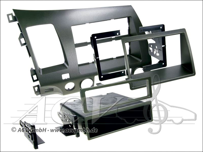 Doppel-ISO Einbaukit für Honda Civic Hybrid