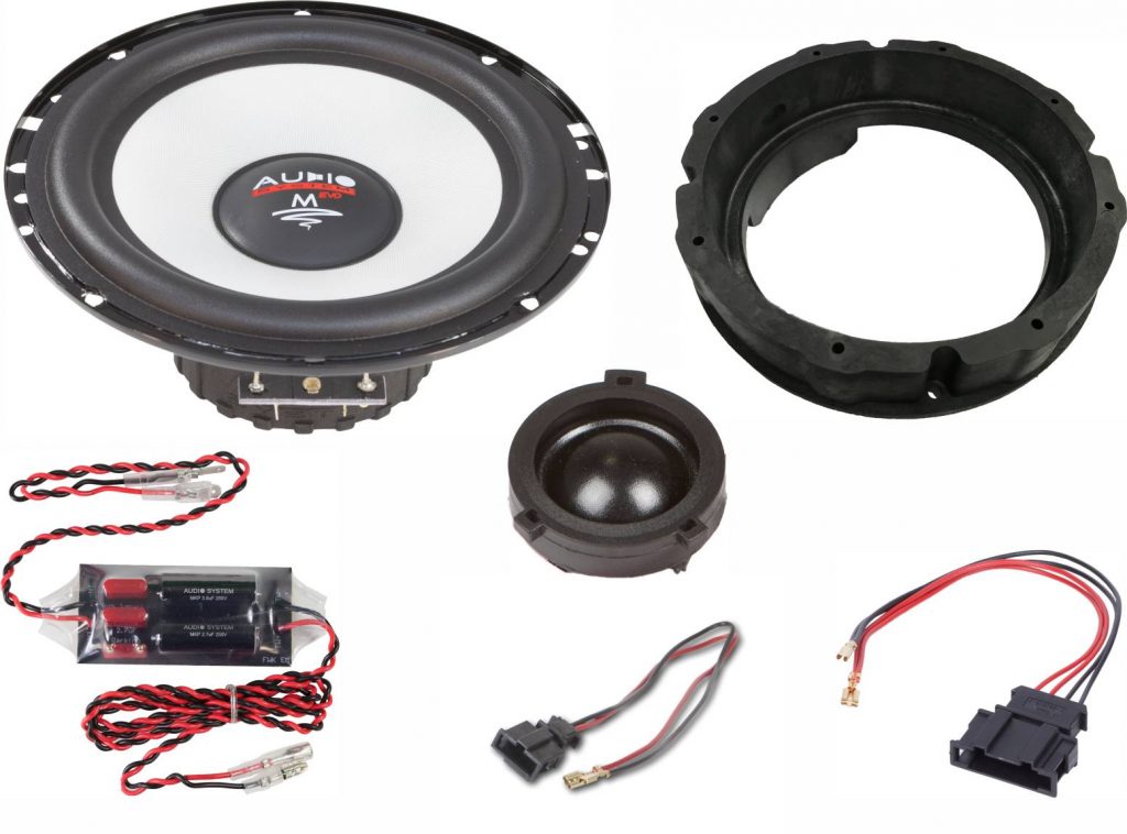 Audio System MFIT SEAT IBIZA 6F EVO2 16,5 cm (6.5") 2-Wege Kompo Lautsprecher Set kompatibel mit SEAT IBIZA 6F 2017->   