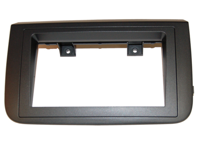 RTA 002.309-0 Double DIN mounting frame 2-piece black ABS