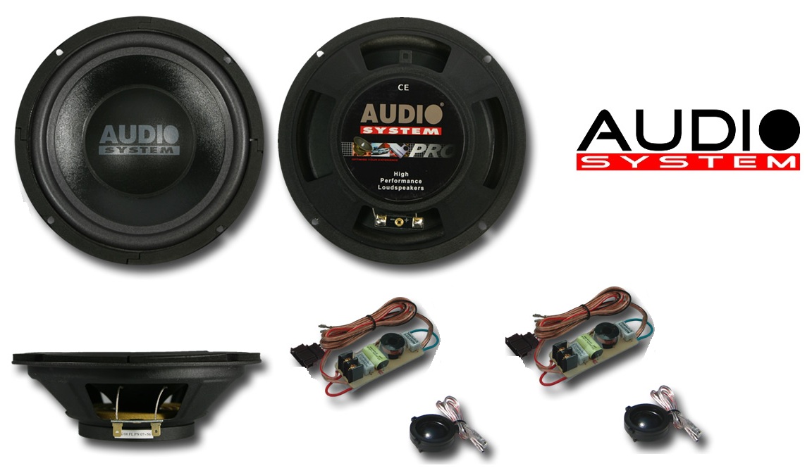 Système audio X-ion 200 T5 20cm système 2-voies pour VW T5 