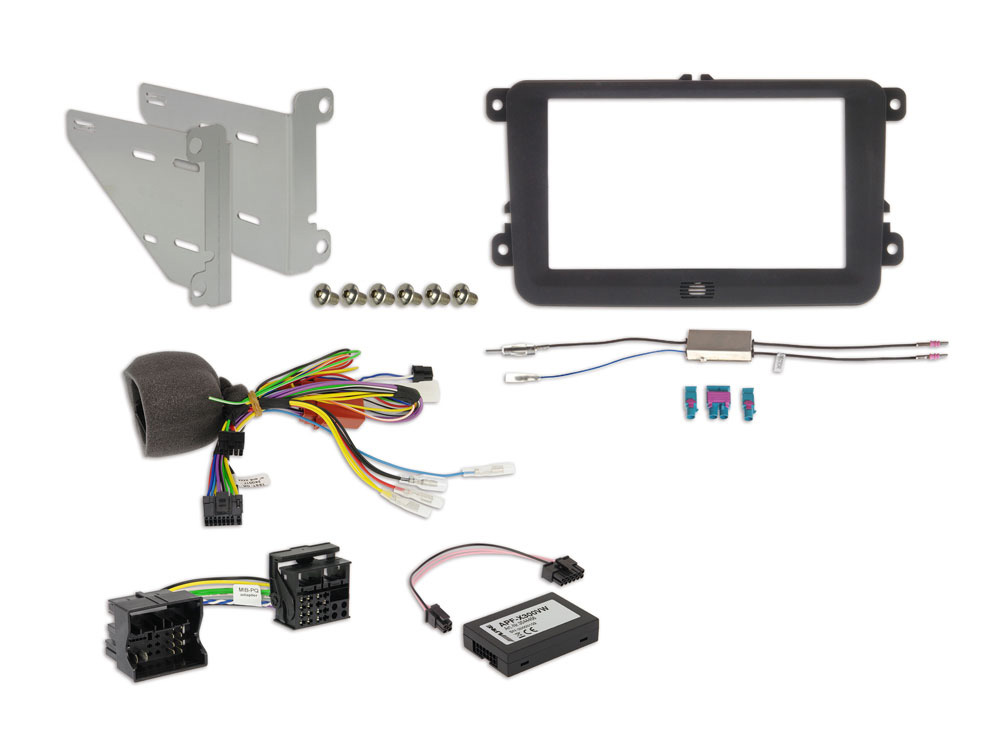 Alpine KIT-7VWX300 Einbauset für iLX-702D, INE-W710D, iLX-705D, INE-W720D (VW/Seat/Skoda-Plattform mit MIB-PQ- oder Golf 6-Radio)