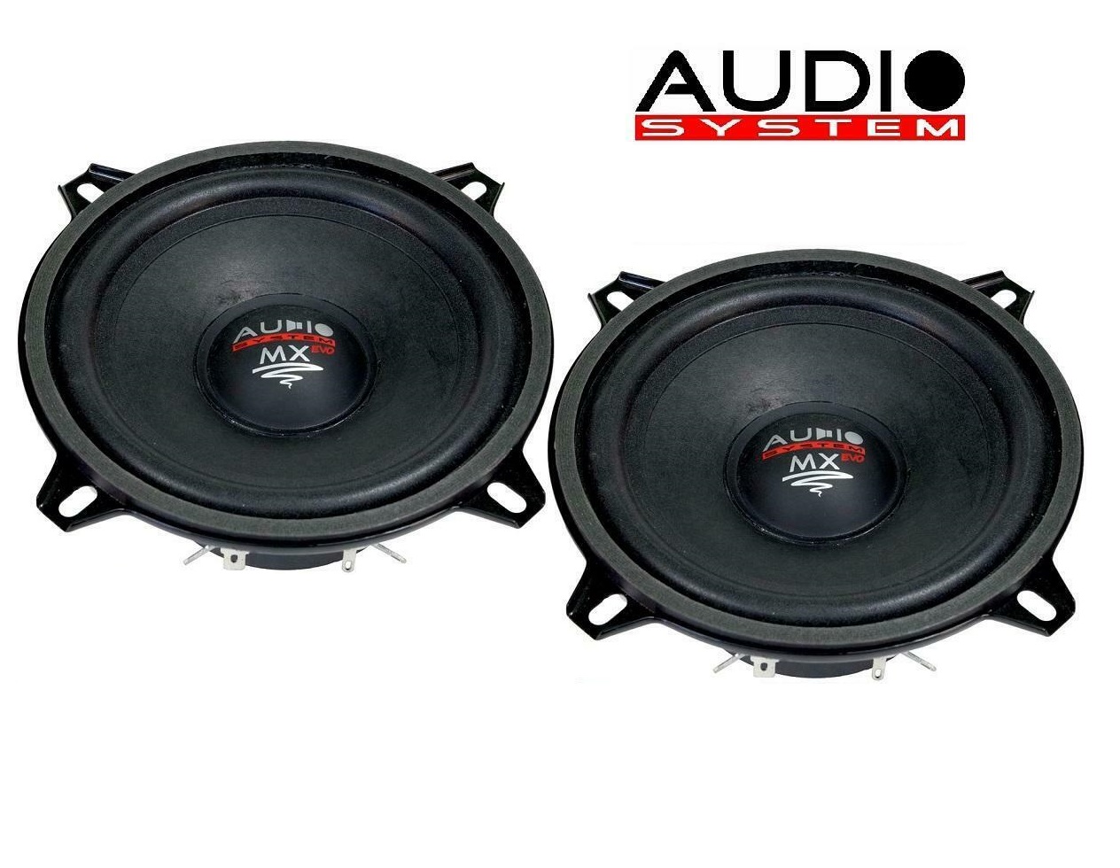 Audio System MXS 130 EVO Mitteltöner 13 cm (5.25") Kickbass Auto Lautsprecher Tieftöner 100 Watt - 1 Paar