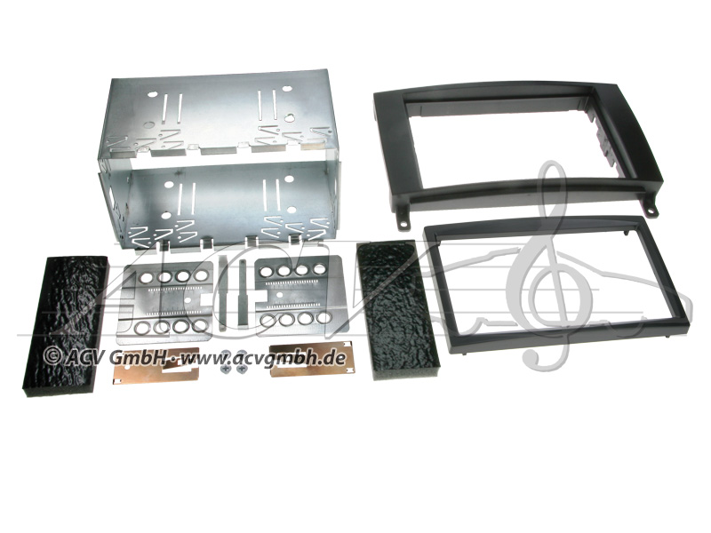 Double-DIN installation du kit caoutchouc Touch Mercedes 2005 -> 