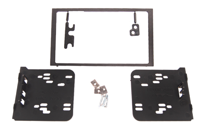 RTA 002.195-0 Double DIN mounting frame, black ABS version