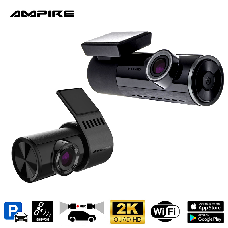 AMPIRE DC2-PRO Dual Dashcam in 2K (Quad HD) Auflösung, WiFi und GPS