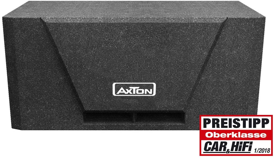 Axton ATB216 kompakter Bandpasssubwoofer 2x 16cm Gehäusesubwoofer 250 Watt