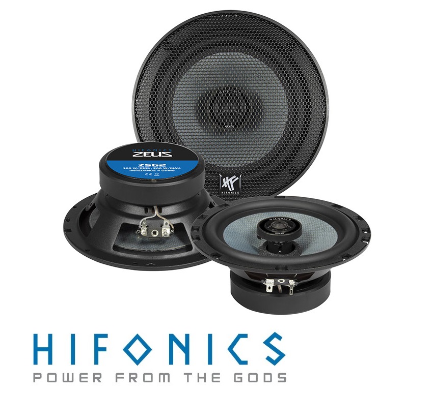 HIFONICS ZS-62 2-Wege Koax 16 cm (6.5") Koaxial-Lautsprecher 1  Paar 200 Watt