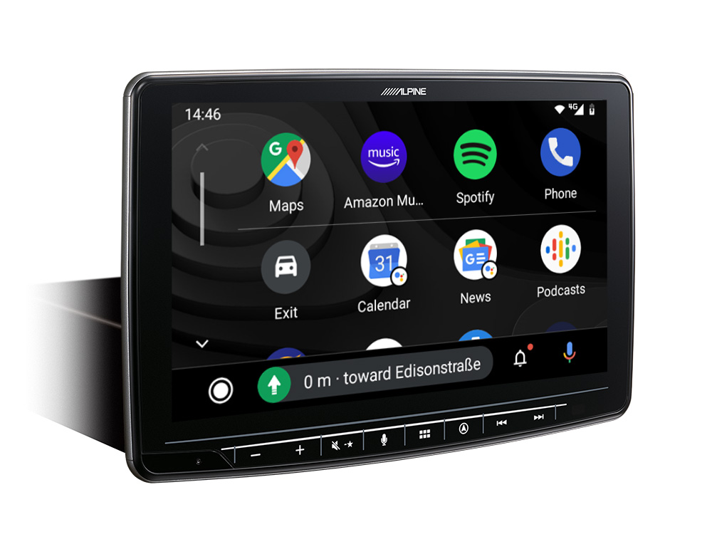 Alpine INE-F904TRA Ford Transit Autoradio All in One Navigation mit 9-Zoll Display, DAB+, Apple CarPlay und Android Auto, HDMI, Bluetooth, AUX