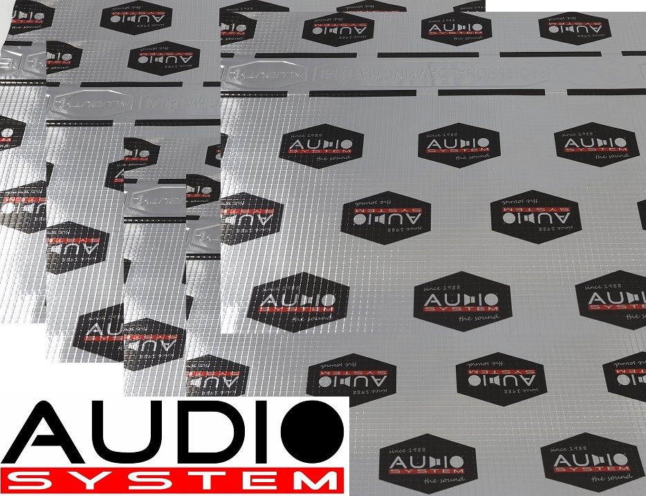 AUDIO SYSTEM ALUBUTYL 1500 ALUBUTYL Dämmmaterial mit starker Aluschicht - 5 Stück  = 0,75 m²
