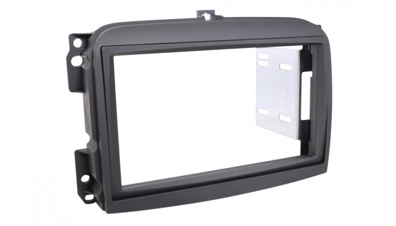 RTA 002.318S1-0 Doppel DIN Einbaurahmen, FIAT 500 L, 2012> Farbe schwarz