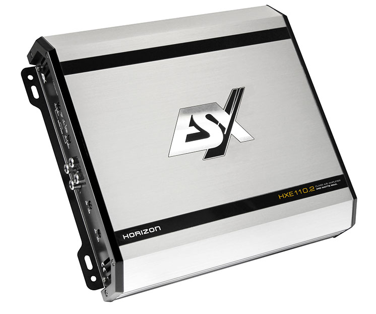 ESX HXP2 HORIZON Basspack 2CH Inkl. 2CH Amp, Subbox und Kabelkit 440 Watt