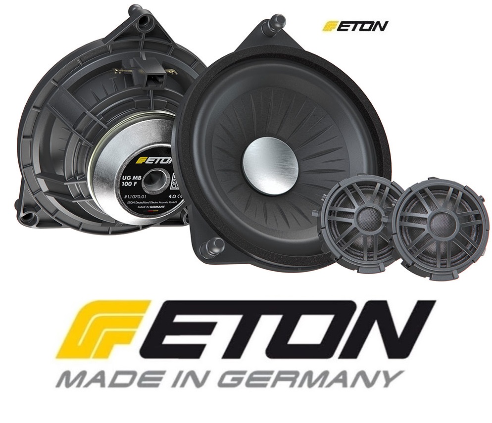 ETON MB100F 10 cm 2-Wege Compo Front für Mercedes C-Klasse, E-Klasse, S-Klasse, GLC-Klasse