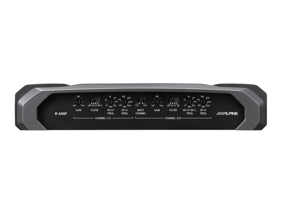 Alpine R-A60F 4/3/2 Kanal Digital-Verstärker 1200 Watt Amplifier Class-D (Digital) Verstärker