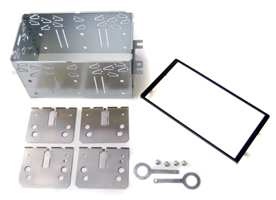 RTA 002.412-0 Elementi di fissaggio su telaio in acciaio saldato, decorative Mimic ABS nero