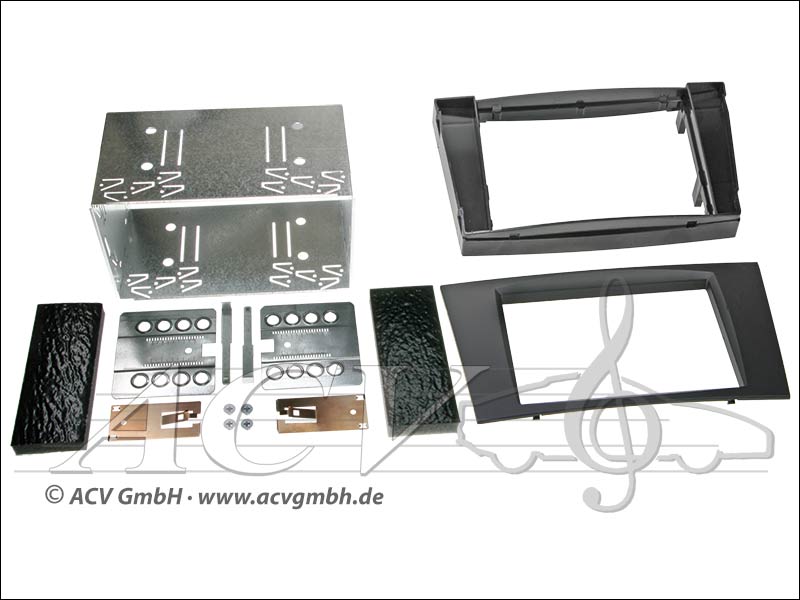 Double-DIN Installation Kit Mercedes E-Class (W211) 