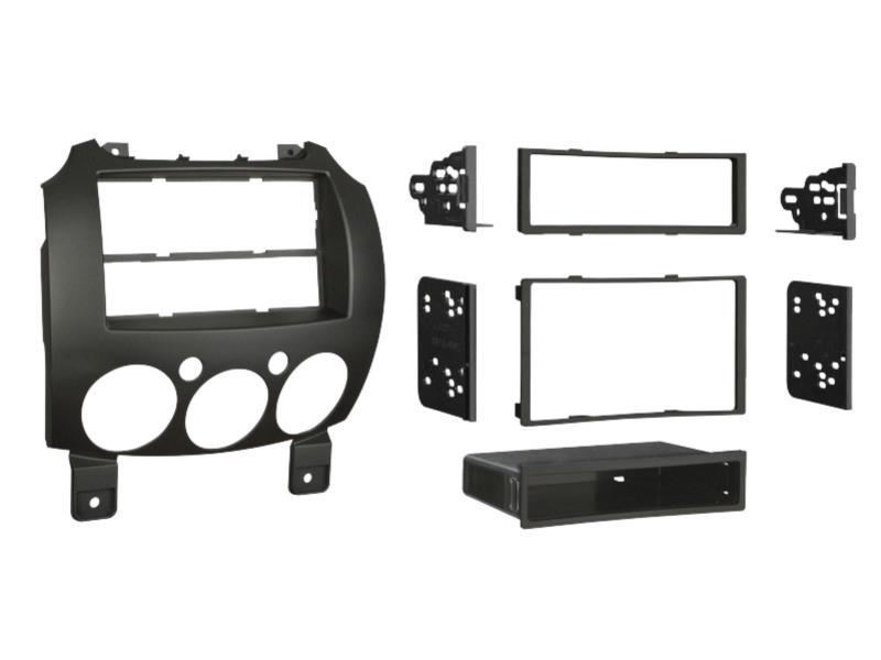 ACV 381170-15 2-DIN RB con professionale Mazda 2 2007 > nero