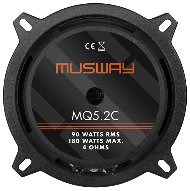 MUSWAY MQ-5.2C 2-Wege KOMPONENTEN-SYSTEM 13 cm, 180 Watt Lautsprecher (5.25”)
