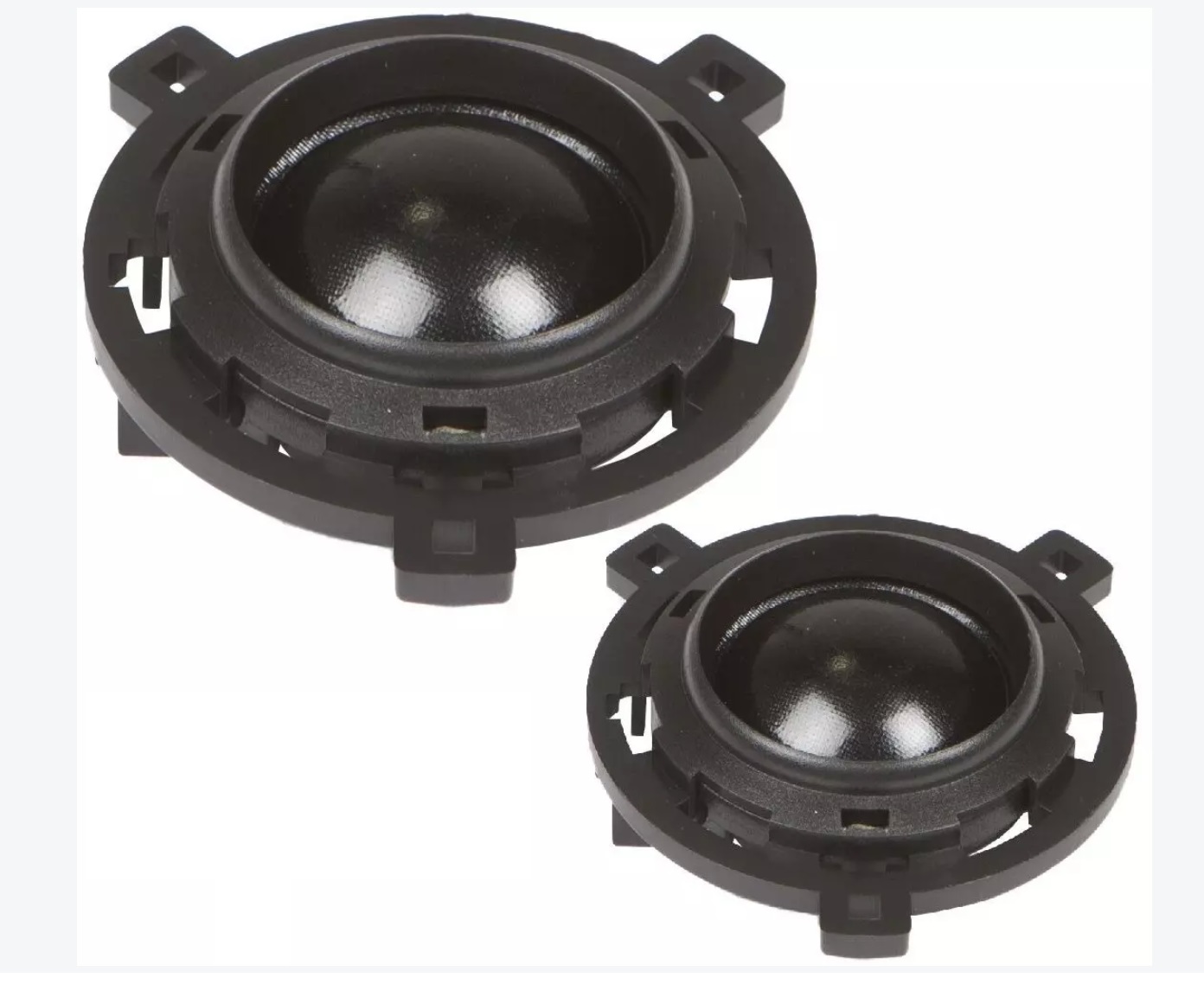 Audio System HS 25 GOLF 6+7 EVO 2 Gewebe Neodymhochtöner 25 mm 1 Paar Hochtöner Tweeter Auto Lautsprecher kompatibel mit VW Golf 6, VW Golf 7, VW Scirroco usw.