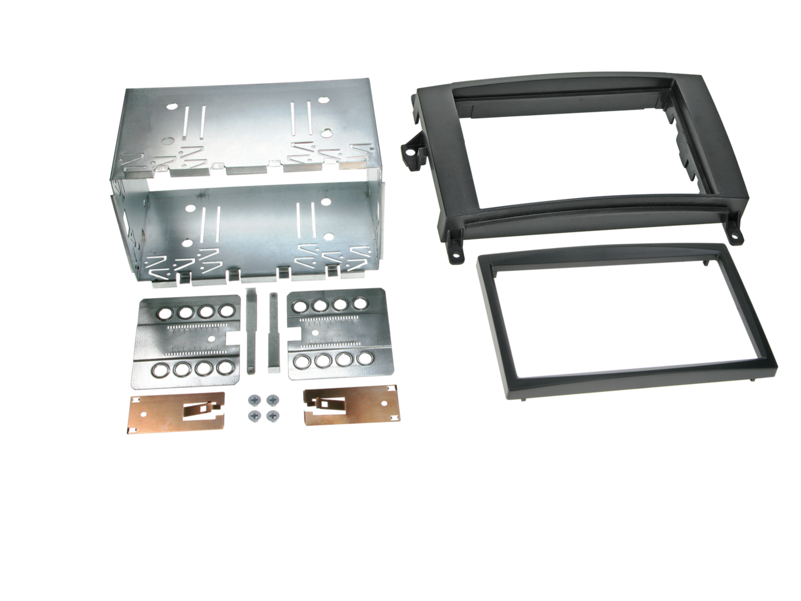 ACV 381190-18 2-DIN Radioblende für Mercedes A-Klasse W169, B-Klasse W245, Mercedes Sprinter W906, Mercedes Vito W639, VW Crafter