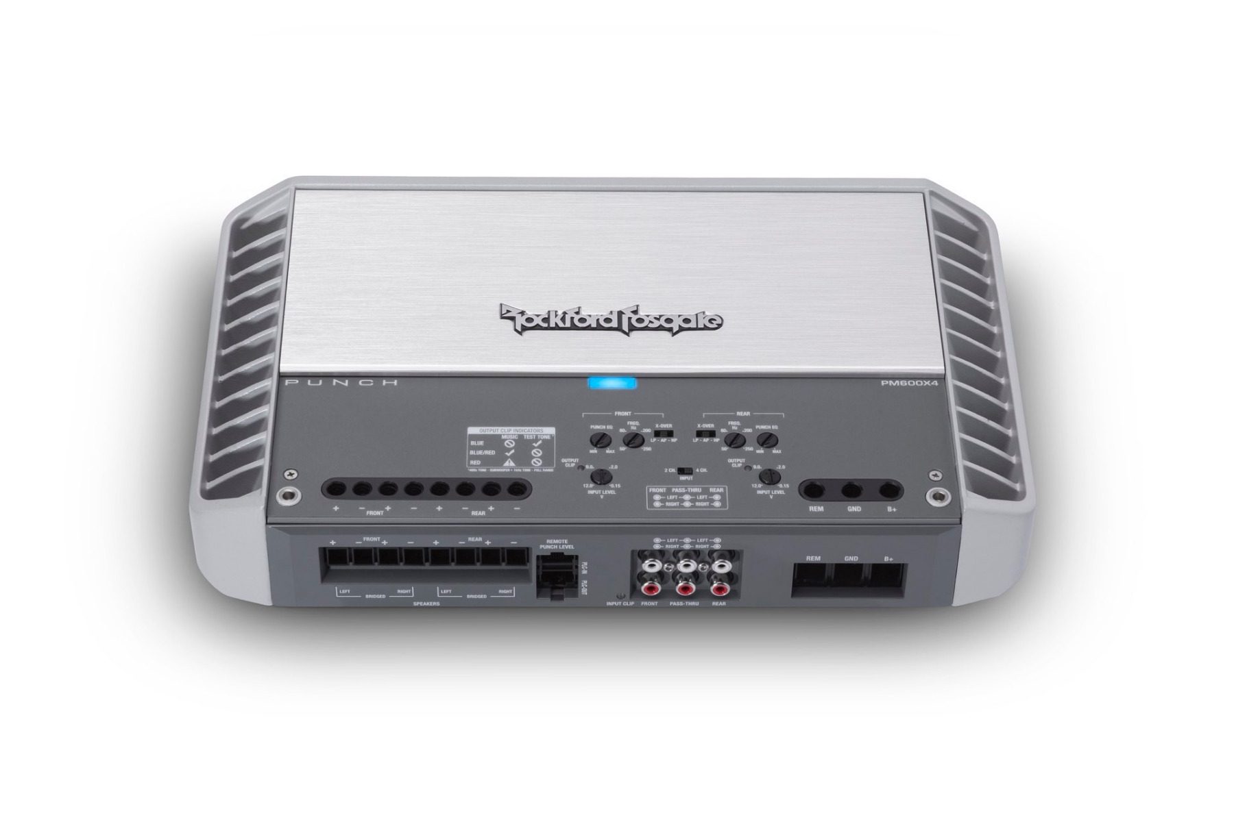 ROCKFORD FOSGATE PM600x4 (EU) PUNCH 4CH Amp 4 Kanal Verstärker Boote Marine Outdoor