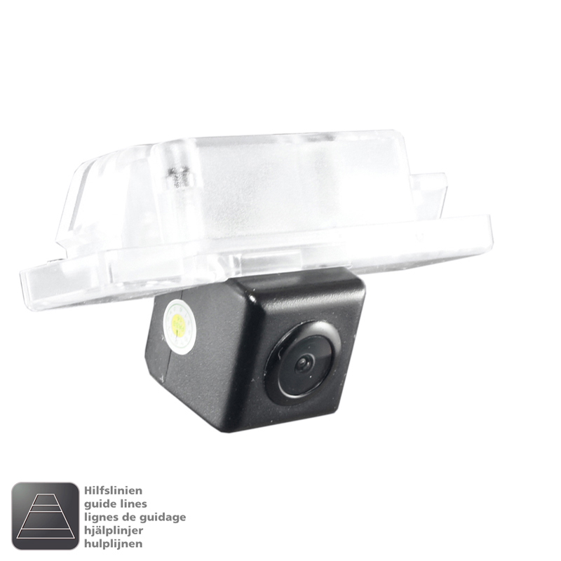 NAVLINKZ VS3-CI20W Griffleisten Rückfahrkamera kompatibel mit Citroen, Peugeot, Nissan, kalt-weiße LED