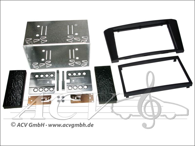 Double-DIN installation kit Toyota Avensis (T25) 2003 -> 