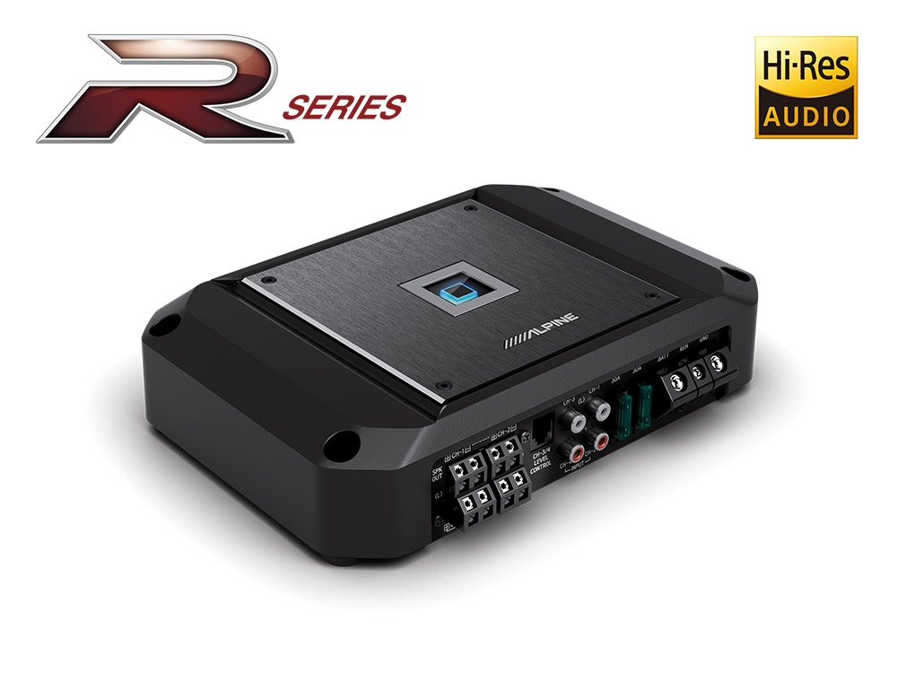 Alpine R2-A60F R-Series 4-Kanal Digital Verstärker RMS Leistung 600 Watt Amplifier