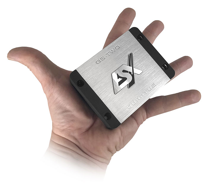 ESX QS-TWO v2 2-Kanal Class D Nano Digital Mini Verstärker 300 Watt RMS