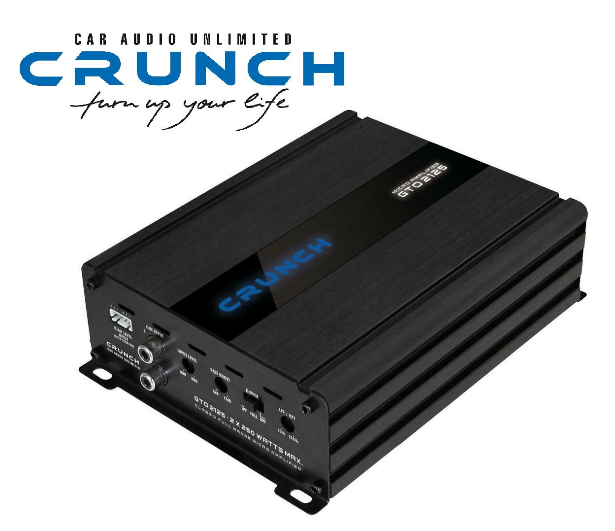 Crunch GTO2125 2-Kanal Verstärker Endstufe Amplifier 250 Watt RMS