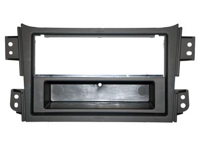 RTA 000.159-0 1 - DIN mounting frame, black ABS