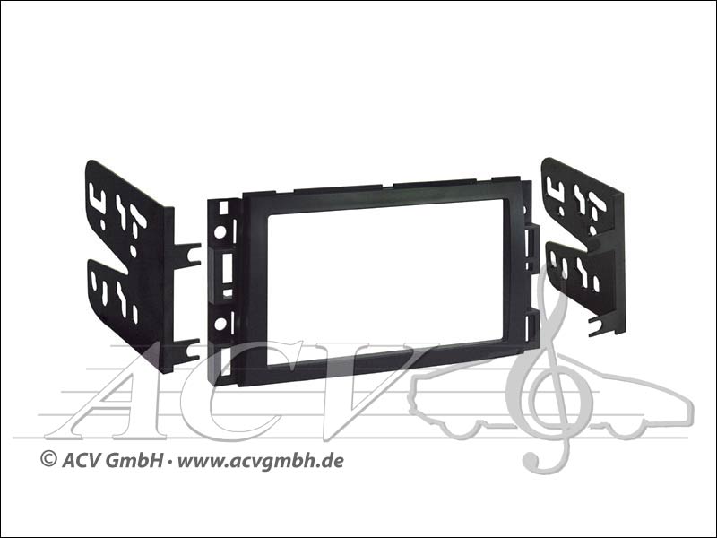 Double-DIN kit di installazione Chevrolet Impala / Monte Carlo 