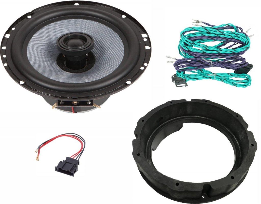Audio System COFIT VW Golf 7 Rear-3 EVO 16,5 cm (6.5") 2-Wege Koax Lautsprecher Set kompatibel mit VW GOLF 7 (3-DOOR REAR) 2012->