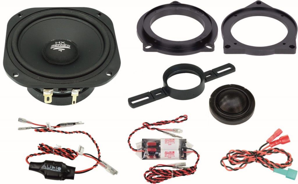 Audio System XFIT 80 BMW UNI EVO 2 Lautsprecher kompatibel mit BMW E, F und D Modelle mit 200mm Woofer für Front und Heck