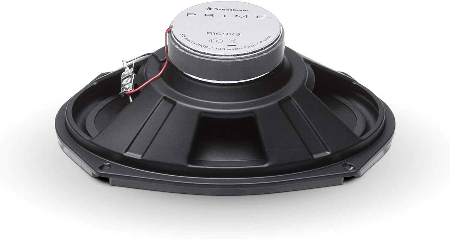 Rockford Fosgate R169X3 6x9" 3-Wege Koaxial oval Lautsprecher 130 Watt - 1 Paar