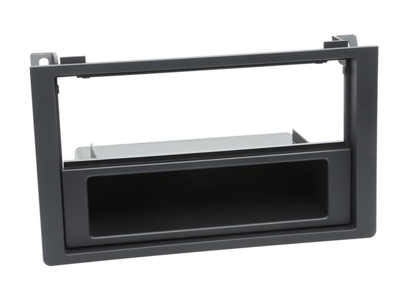 ACV 281270-01 2 - DIN plaque de planche de bord avec poche Saab 9.3 2007> Le noir