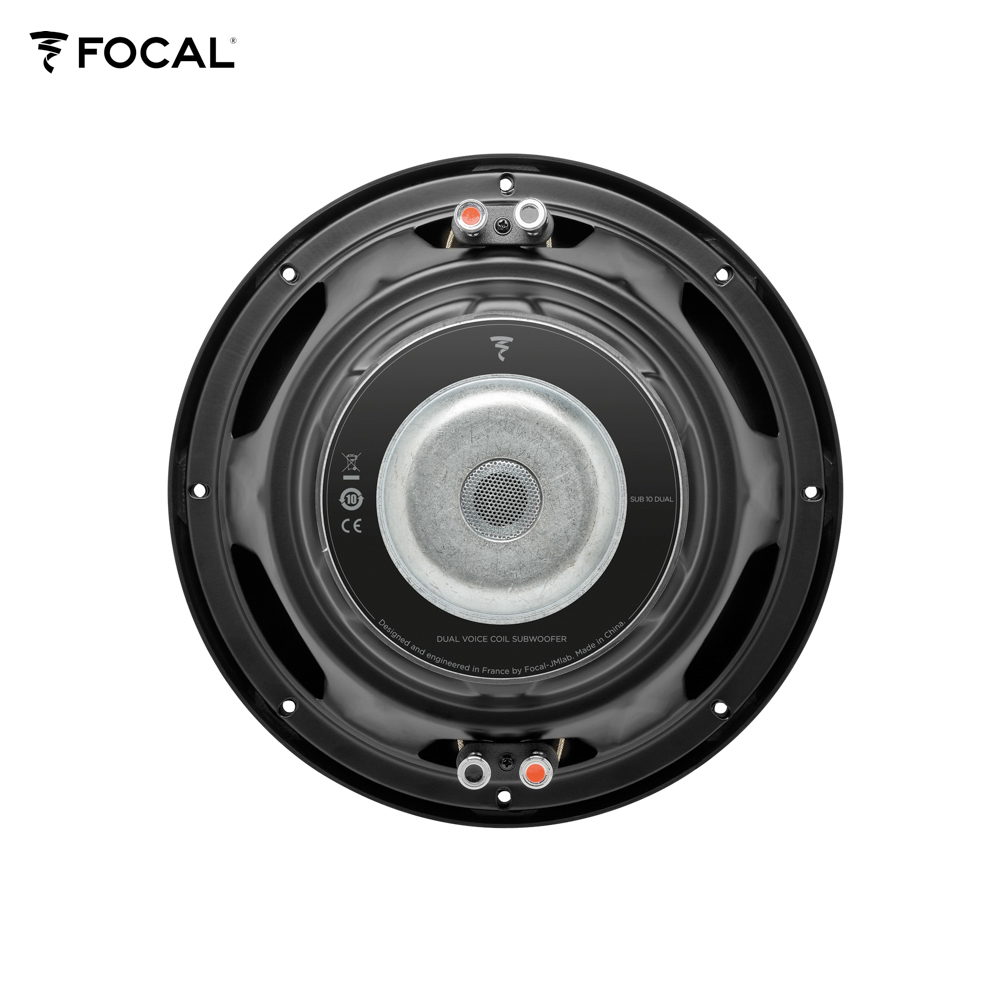 Focal SUB10DUAL Woofer Chassis 25cm (10”) Subwoofer 500 Watt, 4+4 Ohm